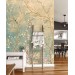 Chinoiserie floral wallpaper mural with birds vintage style Peel nd stick removable or Traditional non woven accent wall