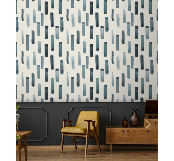 Abstract wallpaper minimalist Peel and stick removable or Traditional wallpaper Scandinavian style