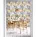 Floral wallpaper meadow wildflowers Peel and stick removable or Traditional non woven wallpaper