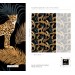 Tropical wild animals wallpaper with jaguars Peel and stick removable or Traditional non woven wallpaper palm leaves