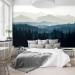 Foggy forest wall mural mountains Peel and stick removable or Traditional accent wall