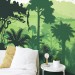 Jungle wallpaper mural for kids room Peel and stick removable or Traditional non woven accent wall