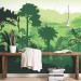 Jungle wallpaper mural for kids room Peel and stick removable or Traditional non woven accent wall