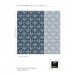 Art Deco style wallpaper dark blue Peel and stick removable or Traditional non woven wallpaper