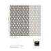 Geometric wallpaper black and white Peel and stick removable or Traditional non woven