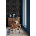 Art deco black gold non metallic luxury wallpaper Peel and stick removable or Traditional accent dark wall