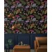 Mushroom wallpaper forest dark botanical fairy wallpaper Peel and stick removable or Traditional non woven