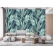 Botanical wallpaper large leaves Peel and stick removable or Traditional accent wallpaper tropical