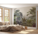 Tropical wallpaper mural Jungle wall paper Peel and stick removable or Traditional accent wall mural