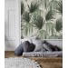 Tropical wallpaper large palm leaves Peel and stick removable or Traditional wallpaper