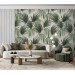 Tropical wallpaper large palm leaves Peel and stick removable or Traditional wallpaper