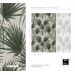 Tropical wallpaper large palm leaves Peel and stick removable or Traditional wallpaper