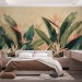 Tropical wallpaper Palm leaves Exotic plants wall mural