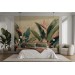 Tropical wallpaper Palm leaves Exotic plants wall mural