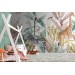 Safari animals Kids wallpaper tropical mural